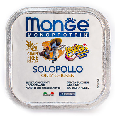 Monge Dog Monoprotein Solo       (,  9)