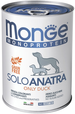 Monge Dog Monoprotein Solo консервы для собак паштет из свинины (фото, вид 5)