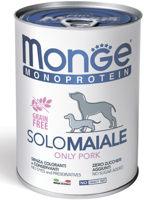 Monge Dog Monoprotein Solo консервы для собак паштет из утки (фото, вид 8)