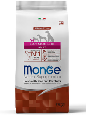 Monge Dog Speciality Extra Small ���� ��� ����� ������. ����� ������� � ����� � ���������� (����, ��� 6)