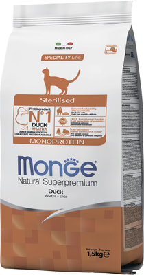Monge Cat Sterilised Duck       (,  6)
