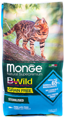   Monge BWild Cat GRAIN FREE          (,  3)