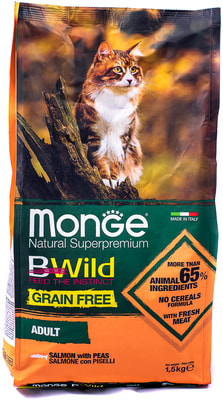   Monge BWild cat grain free         (,  3)