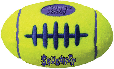 Kong Игрушка для собак Air Регби на основе теннисного мяча (фото, вид 1)