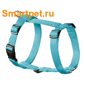 Hunter Smart Шлейка для собак Ecco Sport нейлон бирюзовый (фото, вид 1)