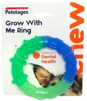 Petstages Игрушка для собак ОРКА кольцо - растем вместе мультиповерхность (фото)