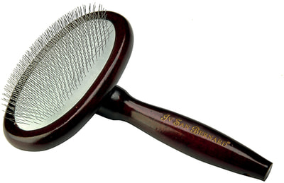 Iv San Bernard Slicker Brush Round   
