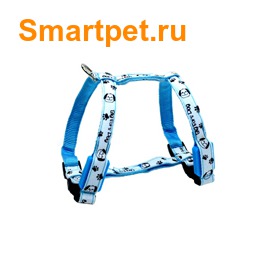 V.I.Pet Шлейка светящаяся Собачки и лапки V.I.Pet Шлейка светящаяся Собачки и лапки