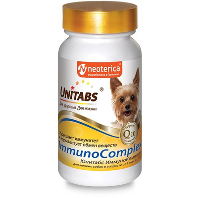 Unitabs ImmunoComplex с Q10 Витамины для собак мелких пород