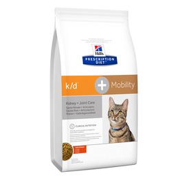 HILL'S Feline K/D+Mobility лечение заболеваний почек + суставы HILL'S Feline K/D+Mobility лечение заболеваний почек + суставы