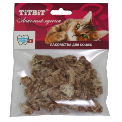 TiTBiT Лакомство для кошек Легкое говяжье мягкая упаковка