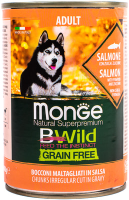 Monge Dog BWild GRAIN FREE ����������� �������� �� ������ � ������ � ��������� ��� �������� ����� ���� ����� (����)