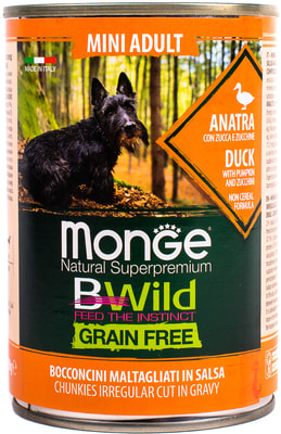 Monge Dog BWild GRAIN FREE Mini ����������� �������� �� ���� � ������ � ��������� ��� �������� ����� ������ ����� (����)