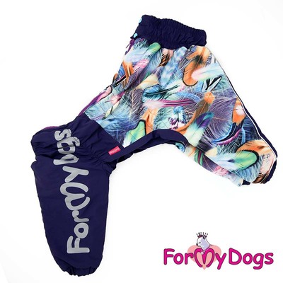 ForMyDogs Комбинезон на крупных собак Перышки фиолетовый на мальчика ForMyDogs Комбинезон на крупных собак Перышки фиолетовый на мальчика (фото)