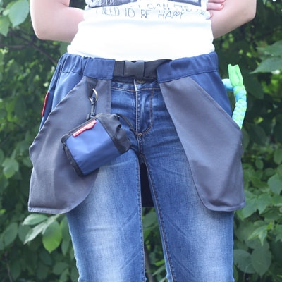 OSSO Сумка-юбка дрессировщика с карманами для лакомства, игрушек, фризби (фото)