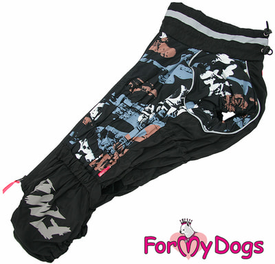 ForMyDogs Дождевик на велюре для вельшкорги коричневый для мальчиков ForMyDogs Дождевик на велюре для вельшкорги коричневый для мальчиков (фото)