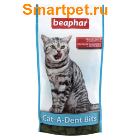 BEAPHAR Cat-a-Dent Bits - Подушечки для чистки зубов у кошек