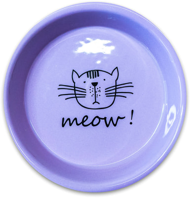 Mr.Kranch Миска керамическая для кошек MEOW! 200 мл (фото)