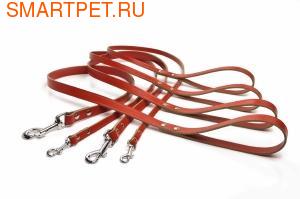 Beeztees Поводок кожанный красный (фото)