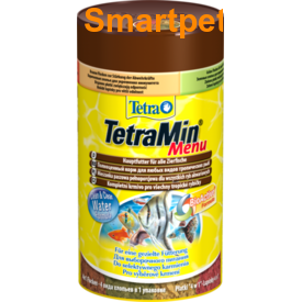 Tetra TetraMenu - корм-меню для всех видов рыб, 4 вида хлопьев