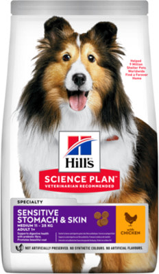   HILL'S Sensitive Stomach + Skin   c     ()