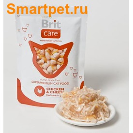 Brit Care Cat Pouches Chicken &amp; Cheese      