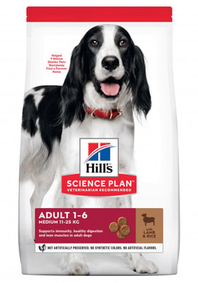   HILL'S Medium Adult Lamb&Rice      ()