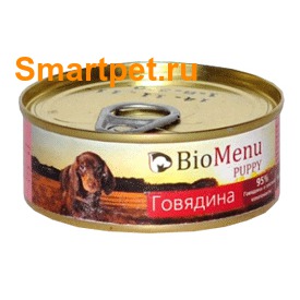 BioMenu Консервы для щенков Говядина