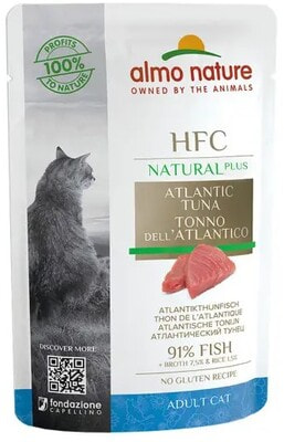 Almo Nature      91%  (HFC Natural Plus - Natural - Atlantic Tuna) ()