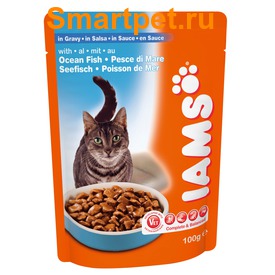 Iams        . Pouch Adult Ocean Fish