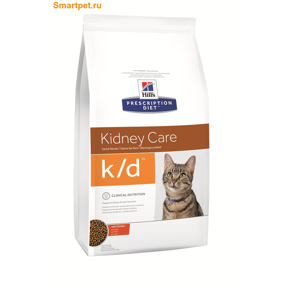 Hills Feline k/d - Диета сухой корм для кошек K/D. Лечение заболеваний ...