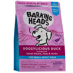 Barking Heads Сухой беззерновой корм для собак мелких пород с уткой и бататом "Кряква для мелколапого"