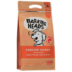 Barking Heads Сухой беззерновой корм для собак с лососем и картофелем "Суета вокруг миски"