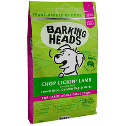Barking Heads Сухой корм для собак крупных пород с ягненком и рисом "Ягненок для большелапого"