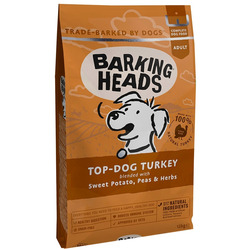 Barking Heads Сухой беззерновой корм для собак с индейкой и бататом "Бесподобная индейка"
