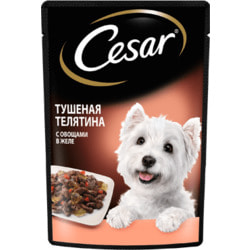 Cesar Паучи для собак Тушеная Телятина с овощами