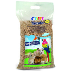 Cliffi Кукурузный наполнитель для грызунов: 100% органик (Tutolo)