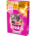Whiskas Сухой корм для котят подушечки с молоком Индейка/Морковь
