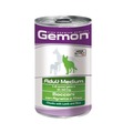 Gemon Dog Medium консервы для собак средних пород кусочки ягненка с рисом