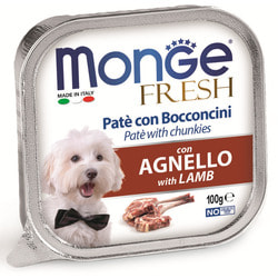 Консервы Monge Dog Fresh паштет для собак ягненок