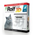 Rolf Club 3D Ошейник для кошек от клещей и блох (фипронил)