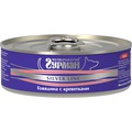 Четвероногий Гурман Silver консервы для собак Говядина с креветками в желе