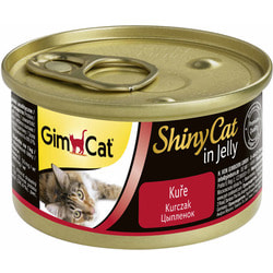 Консервы GimCat ShinyCat для кошек Цыпленок в желе