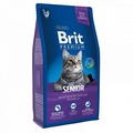 Brit Premium сухой корм для пожилых кошек Курица и печень