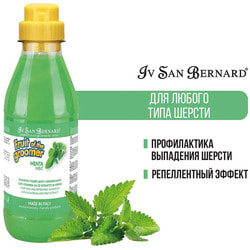 Iv San Bernard Fruit of the Grommer Mint Шампунь для любого вида шерсти с витамином В6