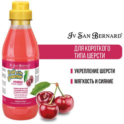 Iv San Bernard Fruit of the Grommer Black Cherry Шампунь для короткой шерсти с протеинами шелка