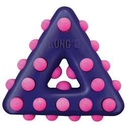 Kong Игрушка для собак Dotz треугольник, резина