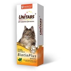 Unitabs BiotinPlus paste Паста для кошек с Биотином и Таурином