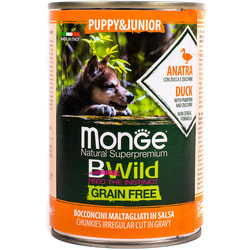 Monge Dog BWild GRAIN FREE Puppy+Junior ����������� �������� �� ���� � ������ � ��������� ��� ������ ���� �����