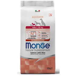 Сухой корм Monge Dog Speciality Line Monoprotein для щенков мелких пород лосось с рисом